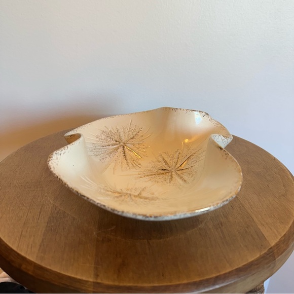 SOLD- Vintage MCM Atomic Starburst Design Dish Gift California Original #741 - Picture 2 of 16